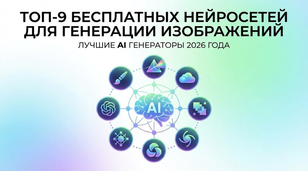 Топ-9 бесплатных нейросетей для генерации изображений: лучшие AI генераторы 2026 года - 1