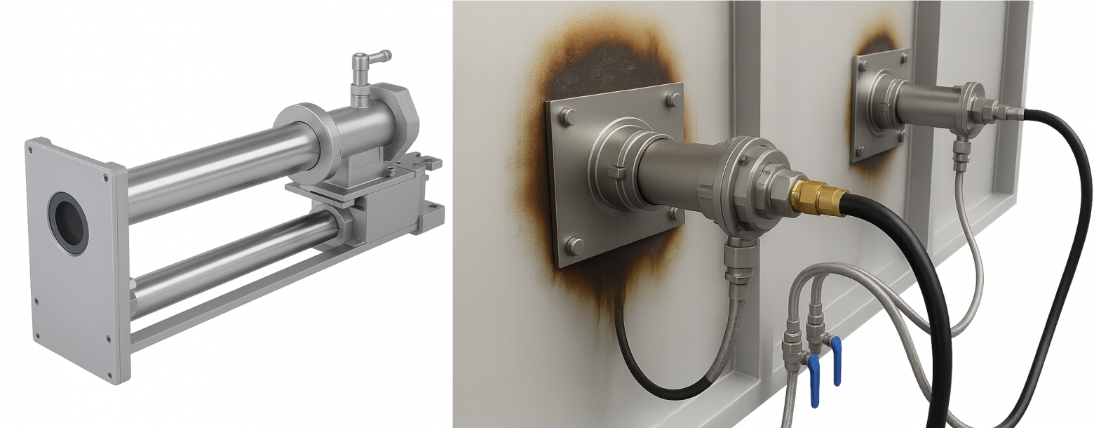 Нужно протянуть трубы, установить насосы, которые будут постоянно прокачивать охлаждающий газ к каждой камере. Плюс техобслуживание этой инфраструктуры и постоянная подача газа.