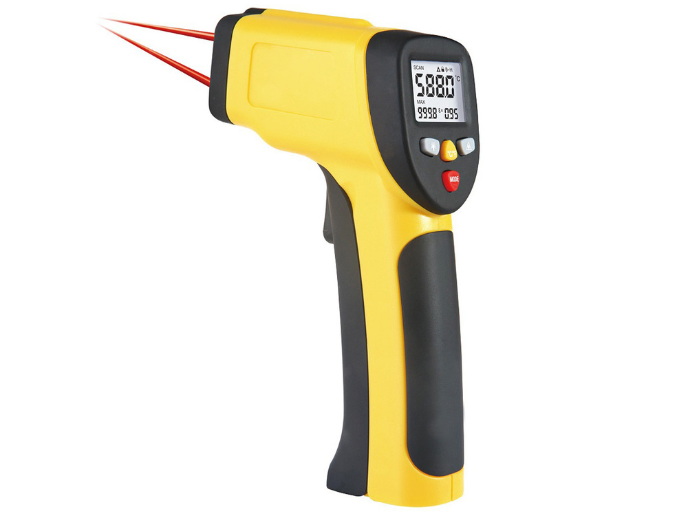 Так выглядит ручной пирометр. 