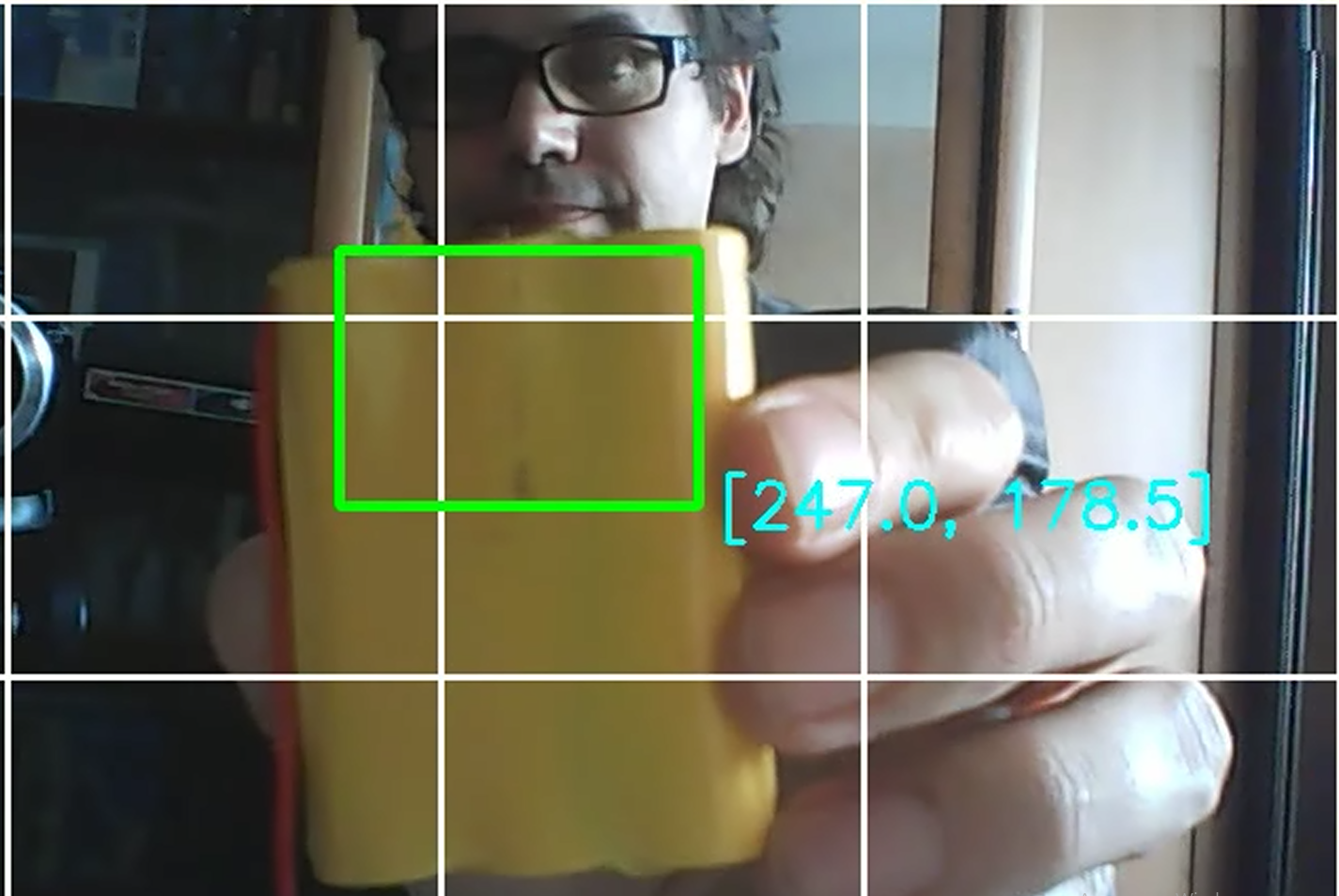 Отслеживание маркера роботом