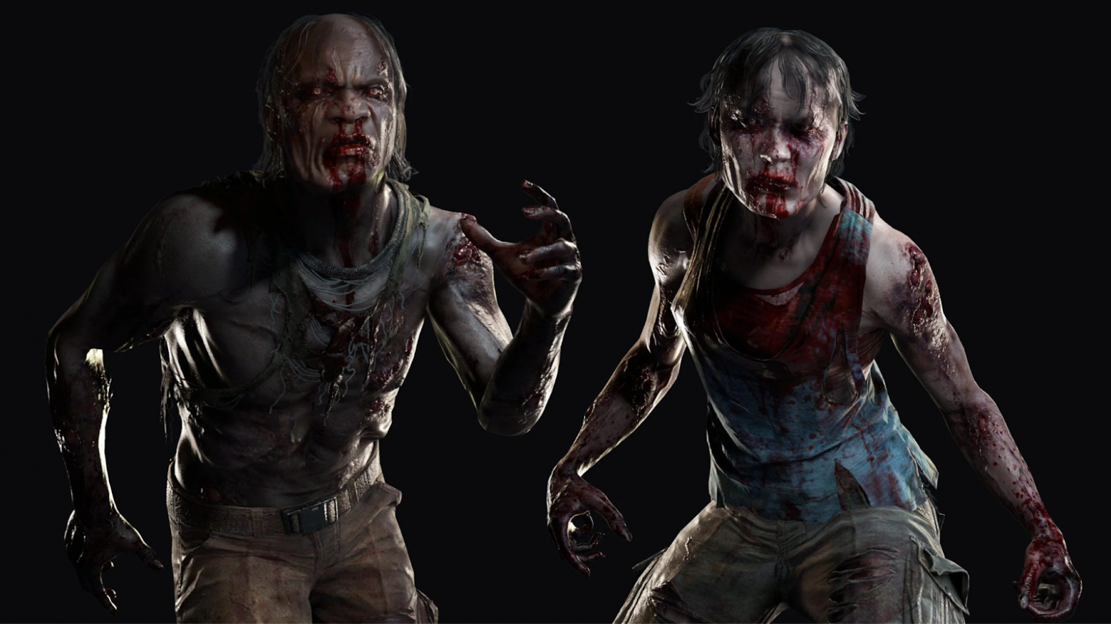 Жертвы харранского вируса из игры «Dying Light». Он очень схож с бешенством как по своим свойствам, так и по вызываемым симптомам.  