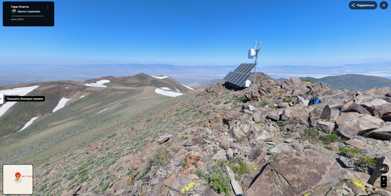 А вот панорамный вид прямо с точки Del Complex. Ничего того, что изображено в отзыве или на сайте 