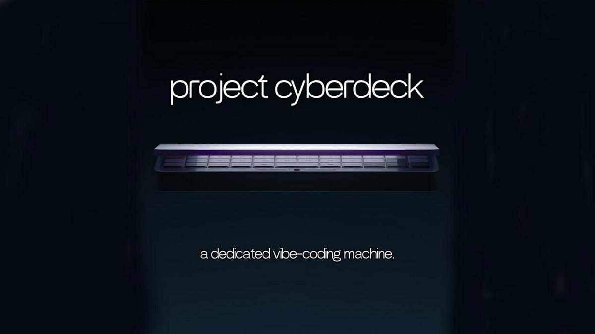 Разработчик ИИ-гаджета R1 раскрыл название своего нового проекта — нетбука Cyberdeck для вайбкодинга - 1