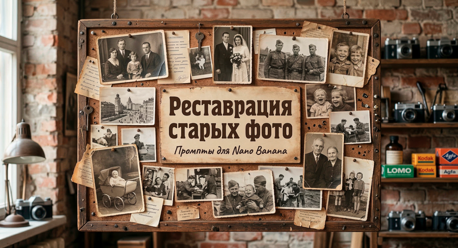 Реставрация старых фото с помощью нейросети: Промпты и гайд для восстановления и колоризации фото в Nano Banana - 1