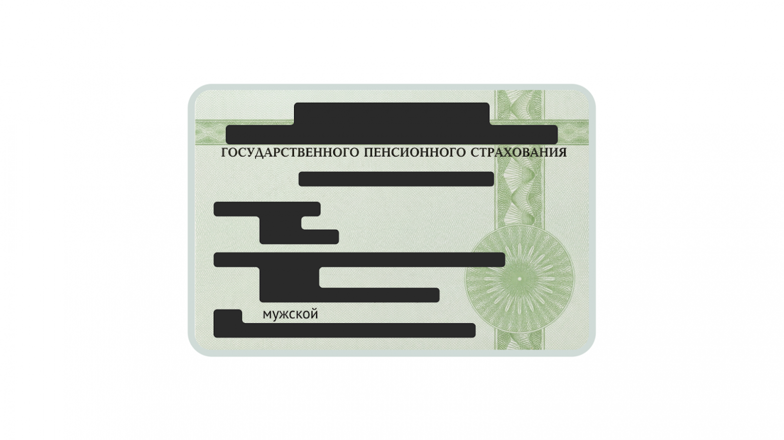 Результат маскировки персональных данных на картинке с моделью suryaOCR