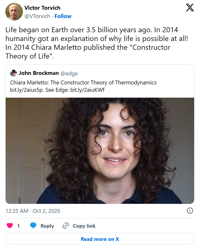 Происхождение, часть 1. Самовоспроизводство и диссипативная адаптация - 2