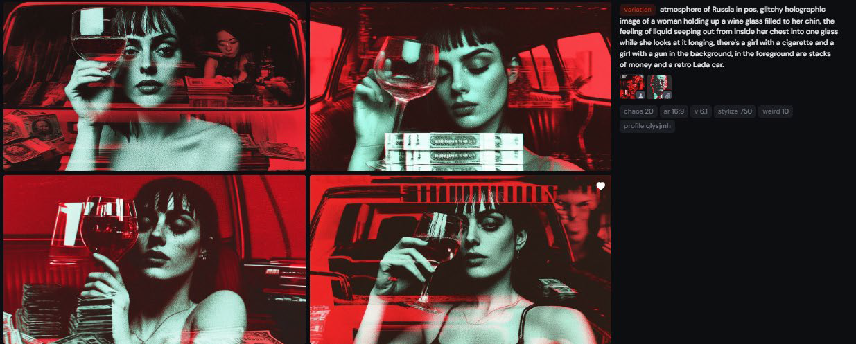 Теперь собираю слайд. 