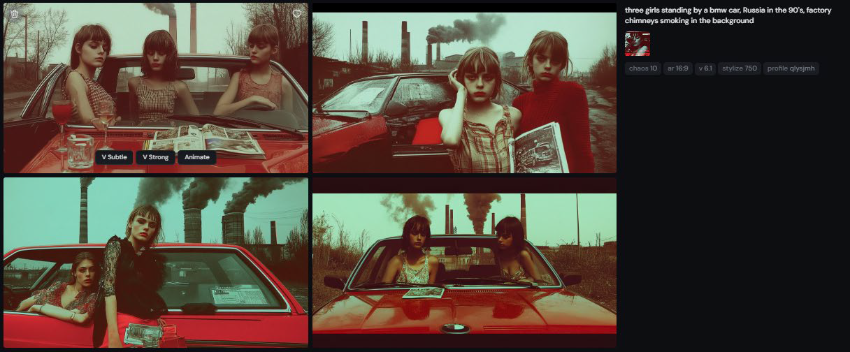 Понимаю, что дальше нужно показать героинь истории. 