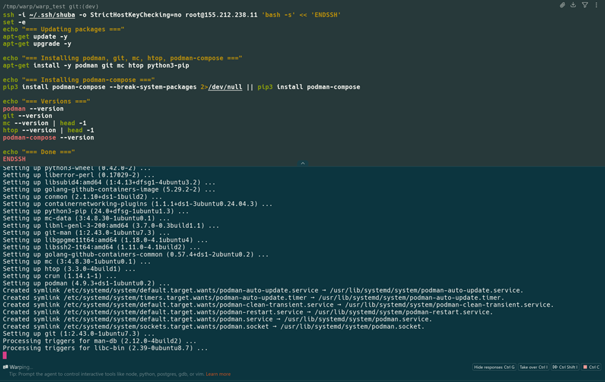 Первый опыт с Warp: медленный, но сообразительный помощник, который заставит вас глупеть - 28 Первый опыт с Warp: медленный, но сообразительный помощник, который заставит вас глупеть - 28