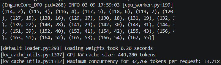 Хоть и написано про GPU KV cache, в реальности GPU не используется