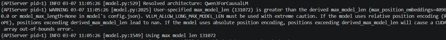 Доступен контекст запроса до 131072