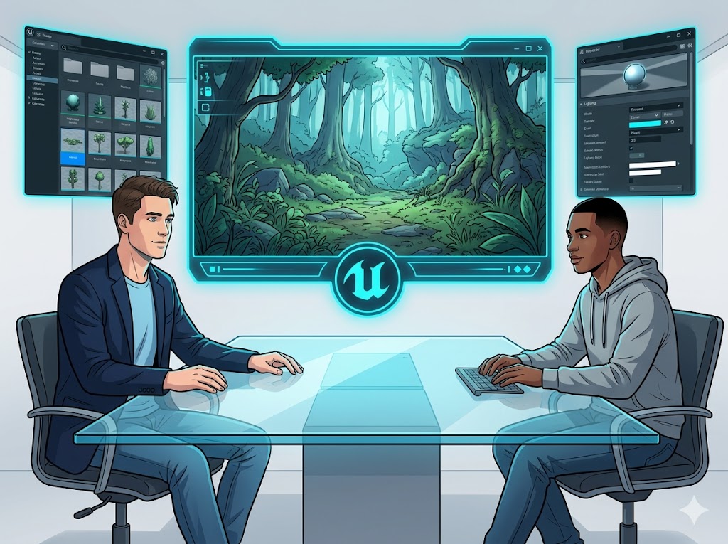 Лучшие курсы Unreal Engine в 2026 году: какой выбрать для старта в GameDev - 1 Лучшие курсы Unreal Engine в 2026 году: какой выбрать для старта в GameDev - 1