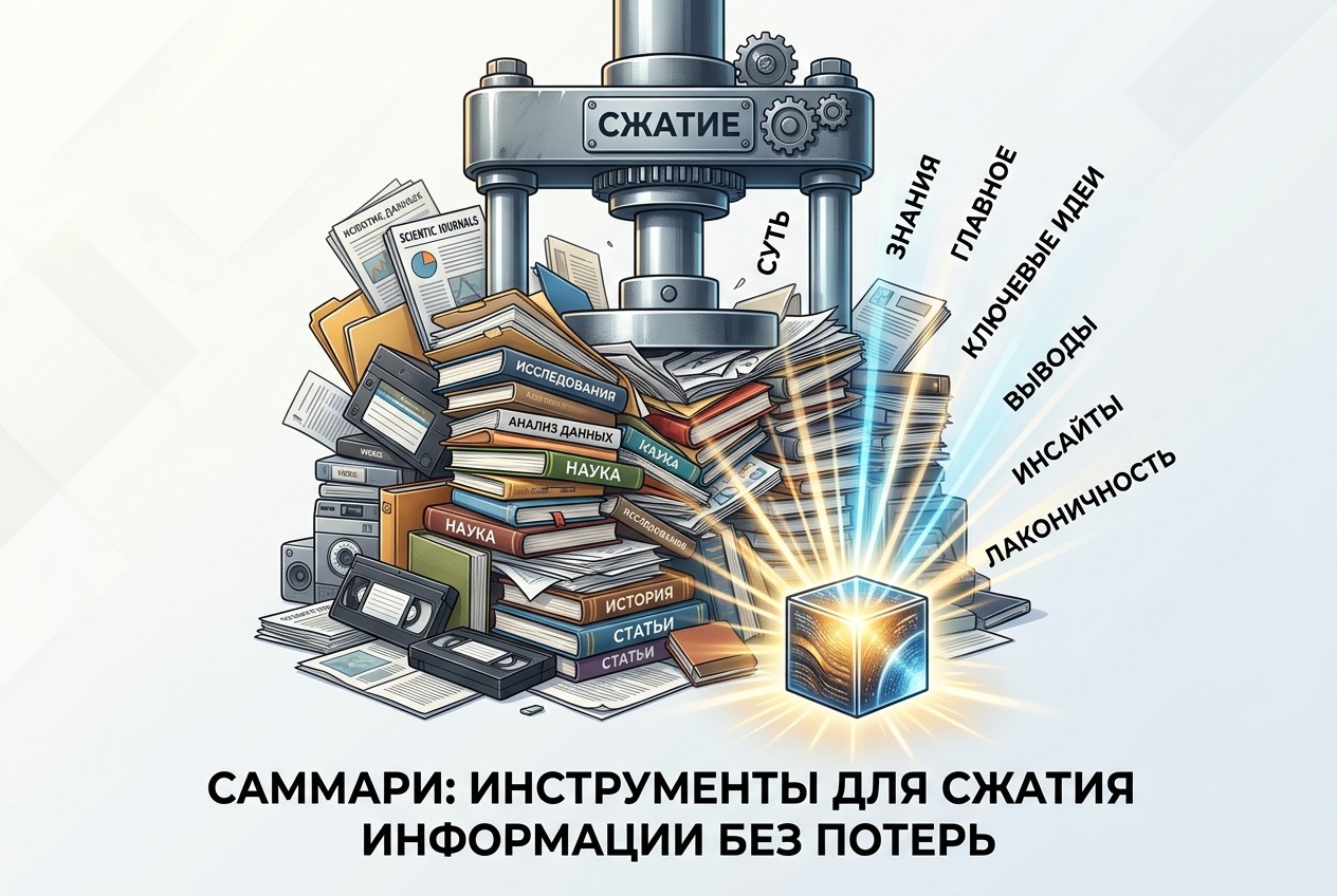 Топ 13 инструментов для сбора саммари из видео, аудио, текстов и PDF - 1 Топ 13 инструментов для сбора саммари из видео, аудио, текстов и PDF - 1