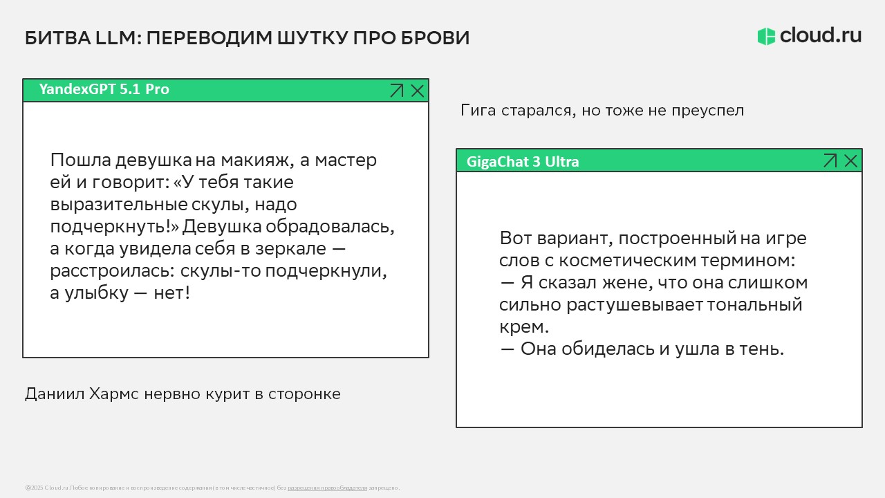 Это вам не шутки: как я пыталась отучить LLM петросянить - 3 Это вам не шутки: как я пыталась отучить LLM петросянить - 3