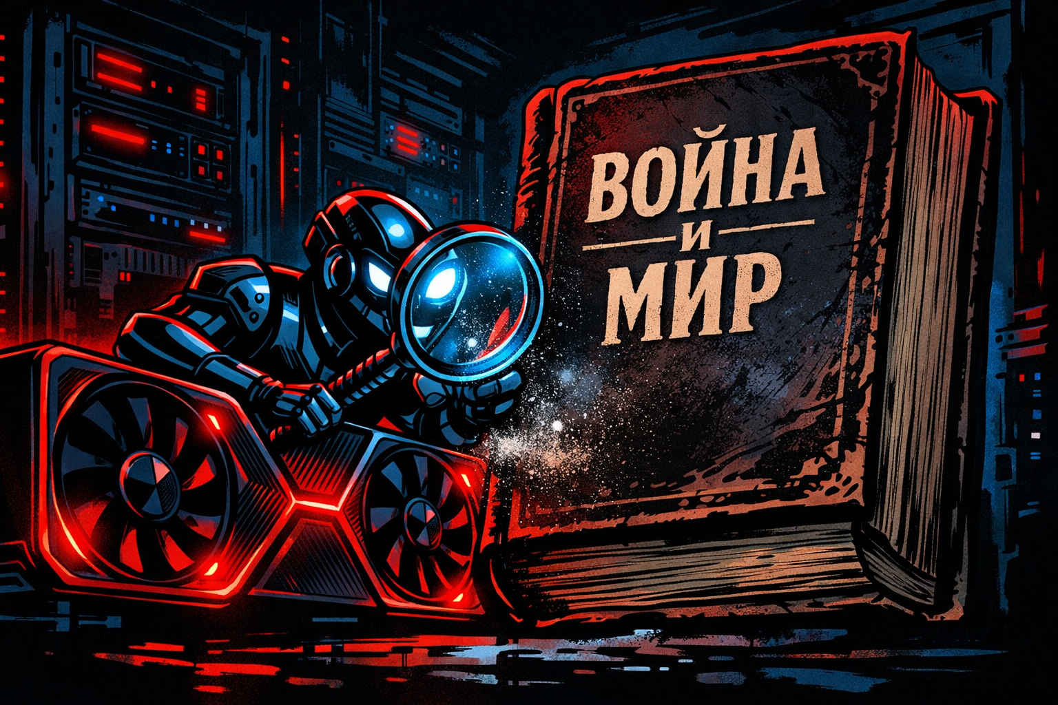 Как я уместил «Войну и мир» в 10 ГБ видеопамяти, или почему нейросеть убивает героев и выдумывает Пьера Бездаровского - 1 Как я уместил «Войну и мир» в 10 ГБ видеопамяти, или почему нейросеть убивает героев и выдумывает Пьера Бездаровского - 1