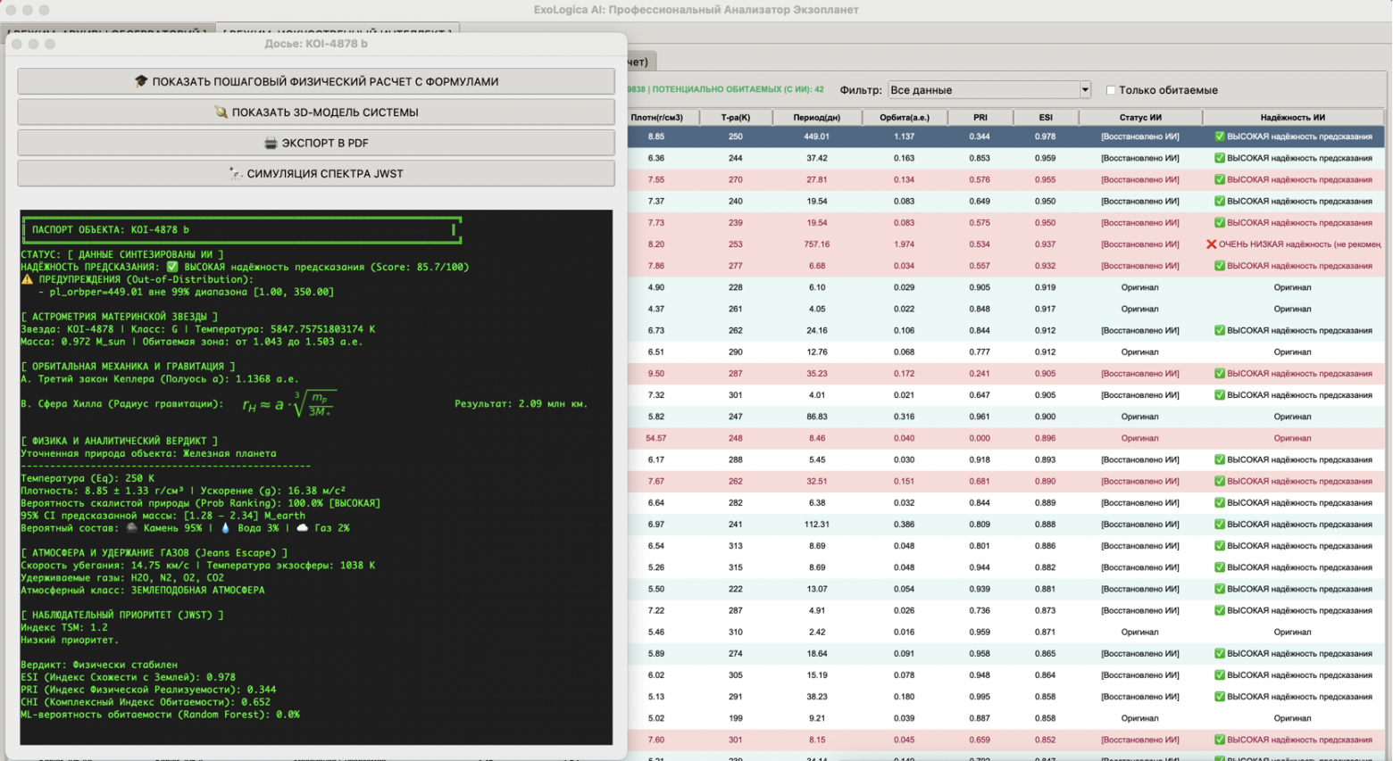 Досье: KOI-4878 b