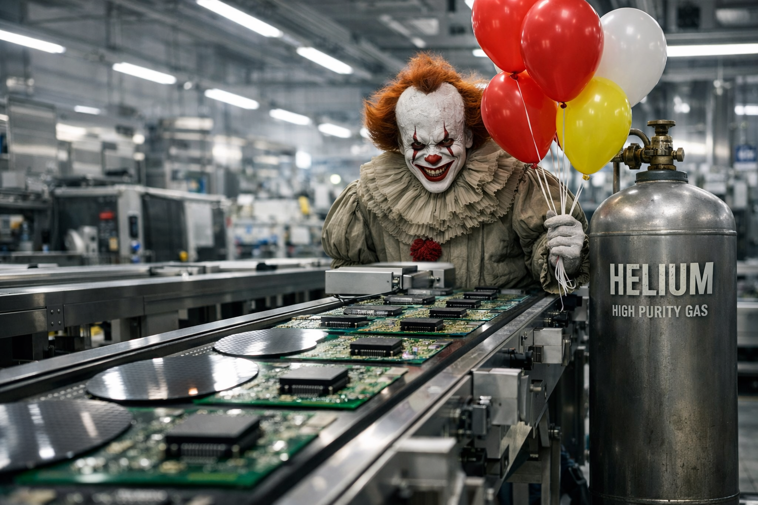 Критически важный гелий под угрозой: сколько еще продержится производство чипов - 1