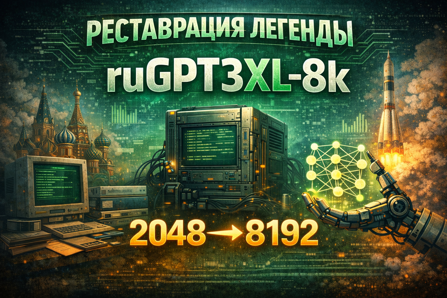 ruGPT3XL идёт в качалку - поднимаем контекст до 8k - 1