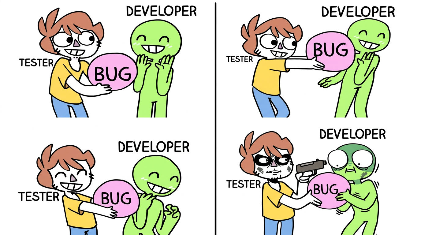 Сам свой код и тестируй: кто [на самом деле] должен искать баги - 1