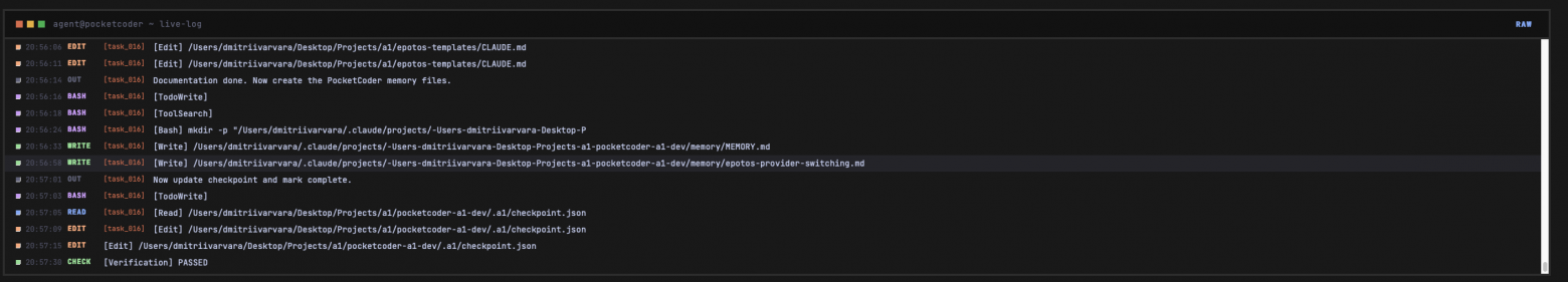 Пишет документацию