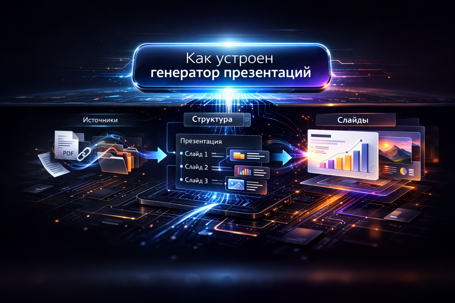 Под кнопкой «сделать презентацию»: как устроен пайплайн генерации в Кэмпе - 1