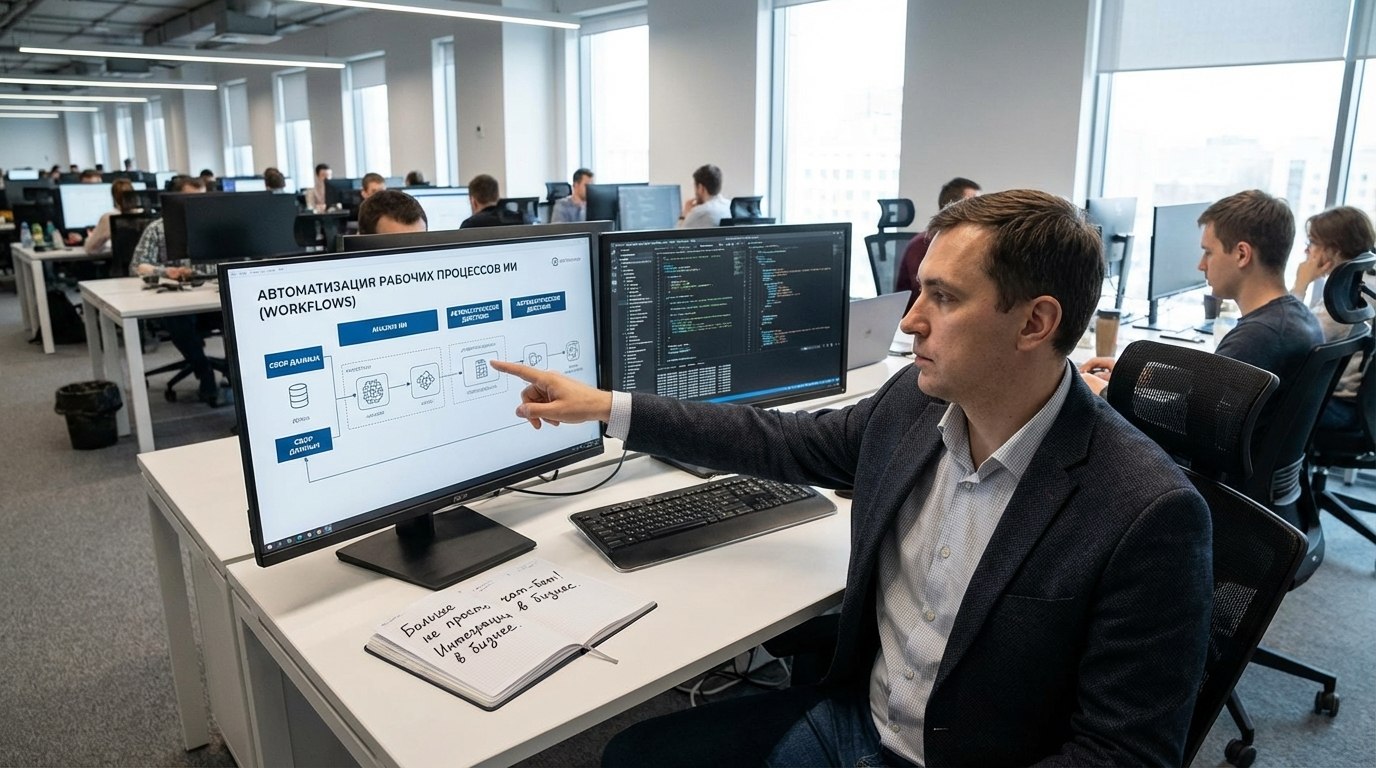 Как перестать использовать ИИ как чат-бота и начать автоматизировать рабочие процессы (Workflows). Часть 2 - 1 Как перестать использовать ИИ как чат-бота и начать автоматизировать рабочие процессы (Workflows). Часть 2 - 1