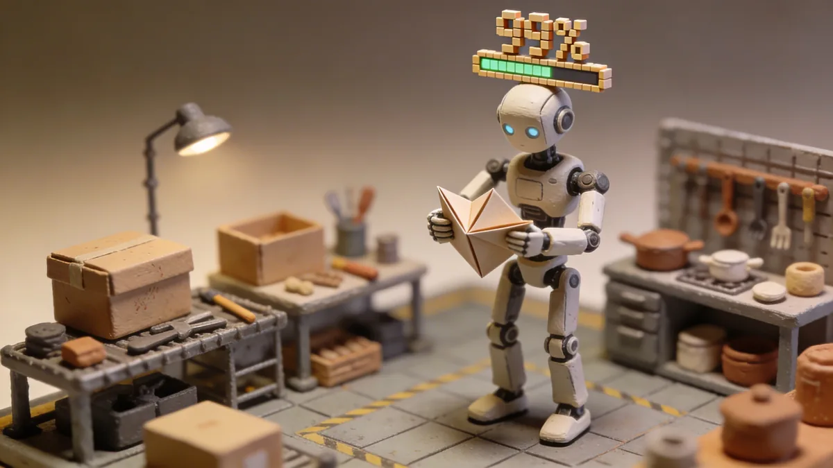 Робот складывает футболки 86 раз подряд без ошибок: ИИ-модель GEN-1 достигла 99% успеха - 1