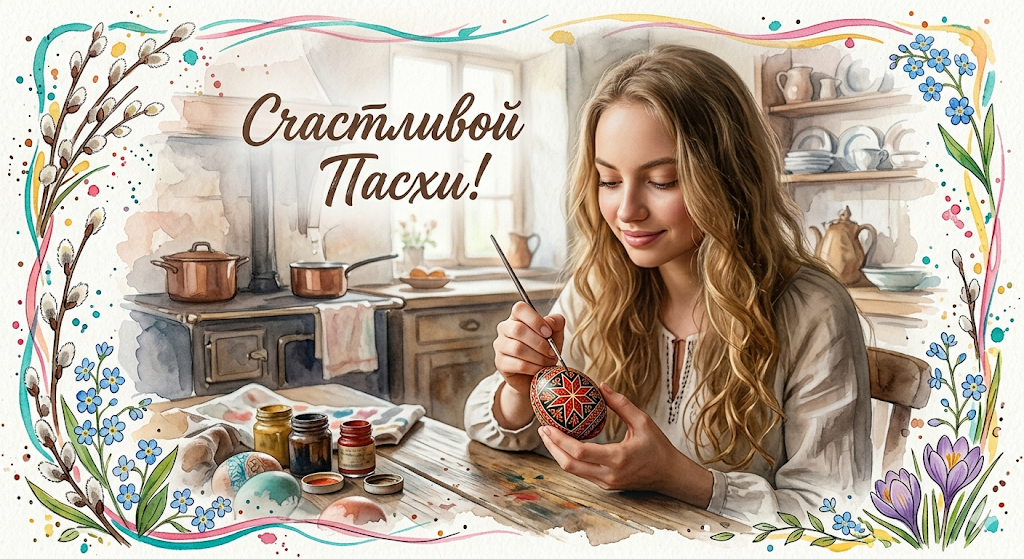 Как сгенерировать ИИ открытку на Пасху: 26 готовых промптов для фотосессии, обзоры нейросетей - 19