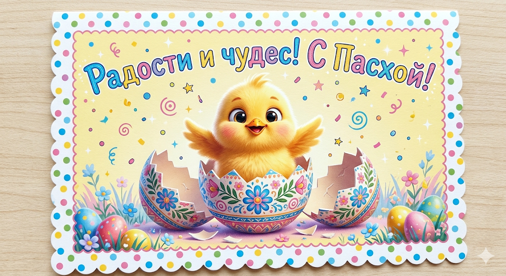 Как сгенерировать ИИ открытку на Пасху: 26 готовых промптов для фотосессии, обзоры нейросетей - 27