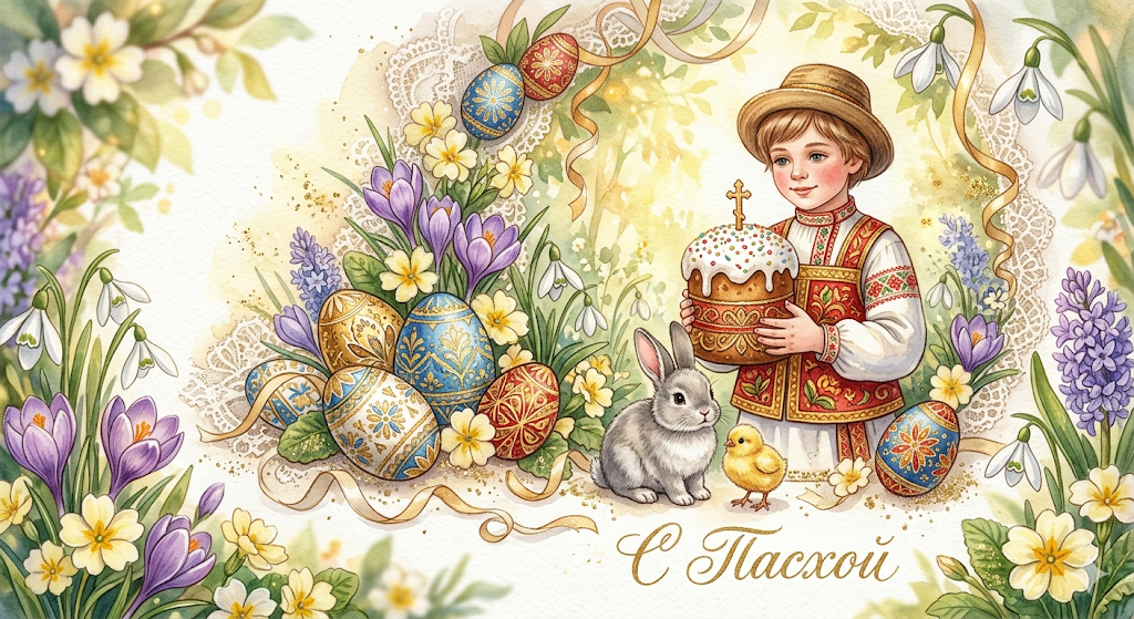Как сгенерировать ИИ открытку на Пасху: 26 готовых промптов для фотосессии, обзоры нейросетей - 6