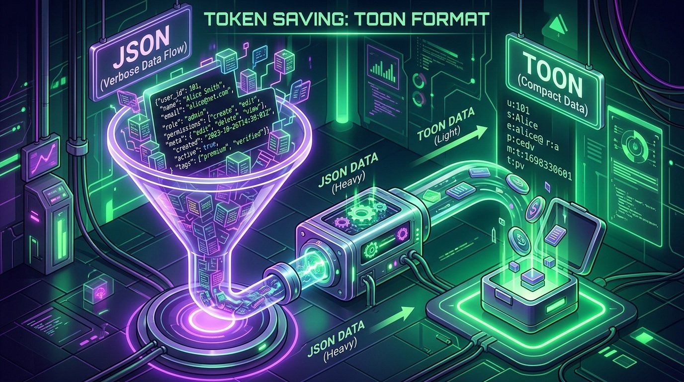 Показываю, как я заменил JSON на TOON в LLM-промптах и сэкономил 40% токенов - 1 Показываю, как я заменил JSON на TOON в LLM-промптах и сэкономил 40% токенов - 1