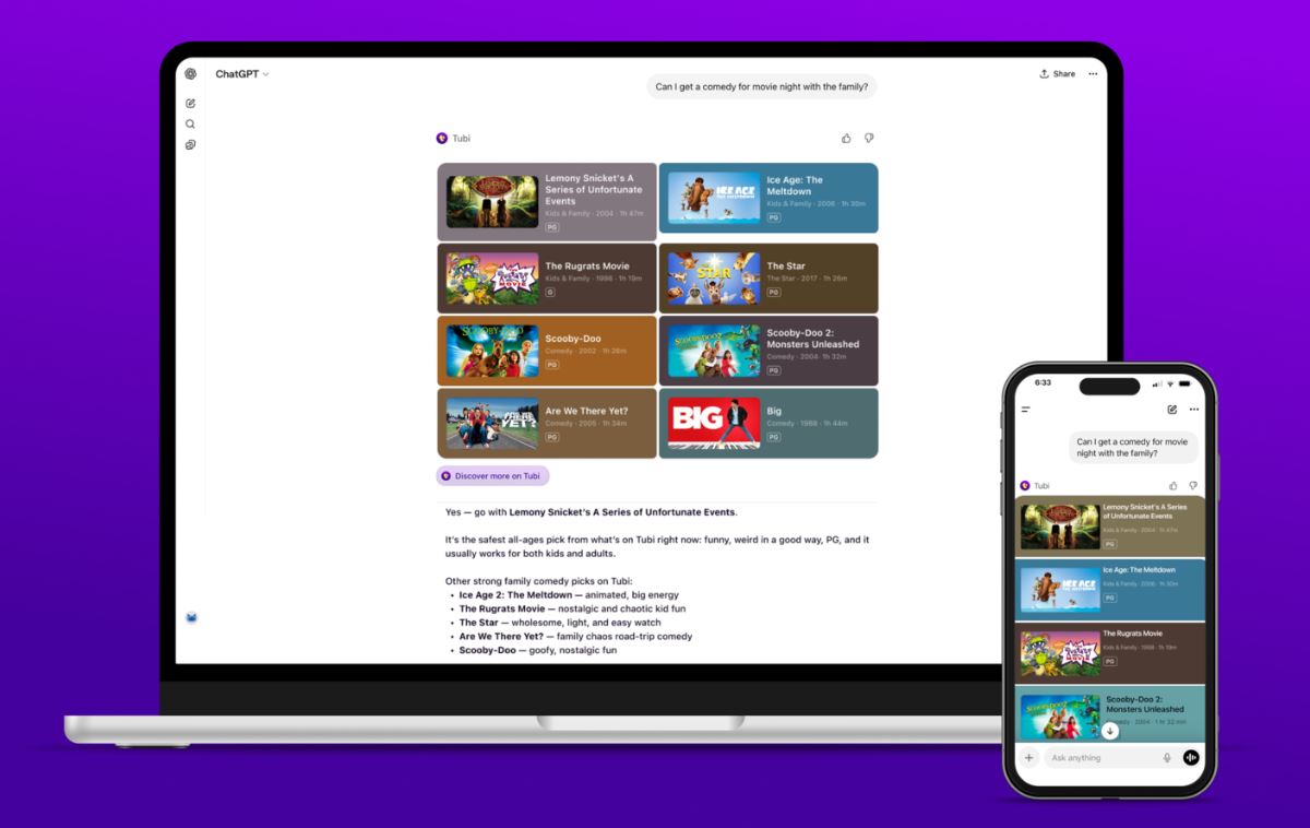 Fox запустила стриминговый сервис Tubi с ChatGPT - 1 Fox запустила стриминговый сервис Tubi с ChatGPT - 1