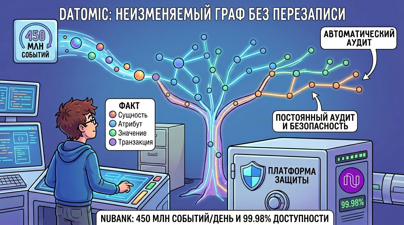 Как построить банк на 130 миллионов клиентов с помощью Clojure, иммутабельного графа и закона Конвея - 4