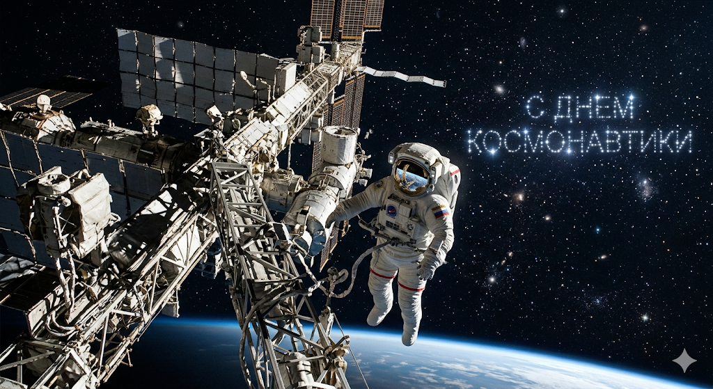 Нейросеть для открыток ко Дню космонавтики: создаем ИИ поздравления на 12 апреля - 5