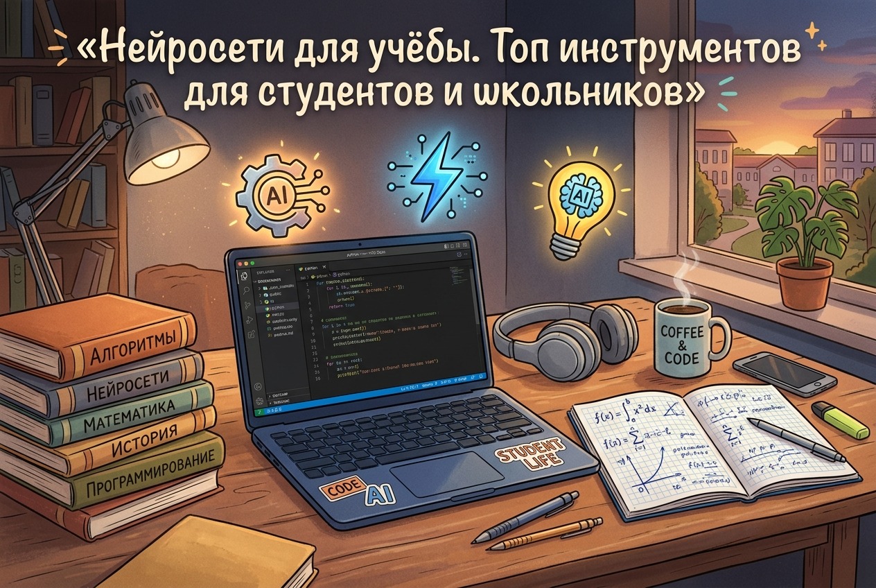 Топ 15 нейросетей для учебы в 2026 году: ИИ для студентов-школьников - 1 Топ 15 нейросетей для учебы в 2026 году: ИИ для студентов-школьников - 1