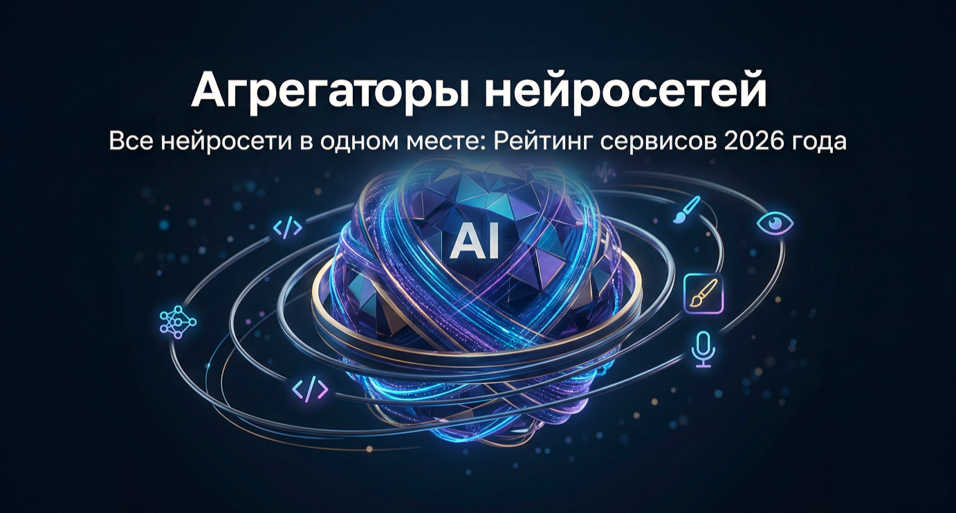 Агрегаторы нейросетей: Все ИИ в одном месте. ТОП-15 сервисов с доступом к современным ИИ моделям из России - 1 Агрегаторы нейросетей: Все ИИ в одном месте. ТОП-15 сервисов с доступом к современным ИИ моделям из России - 1
