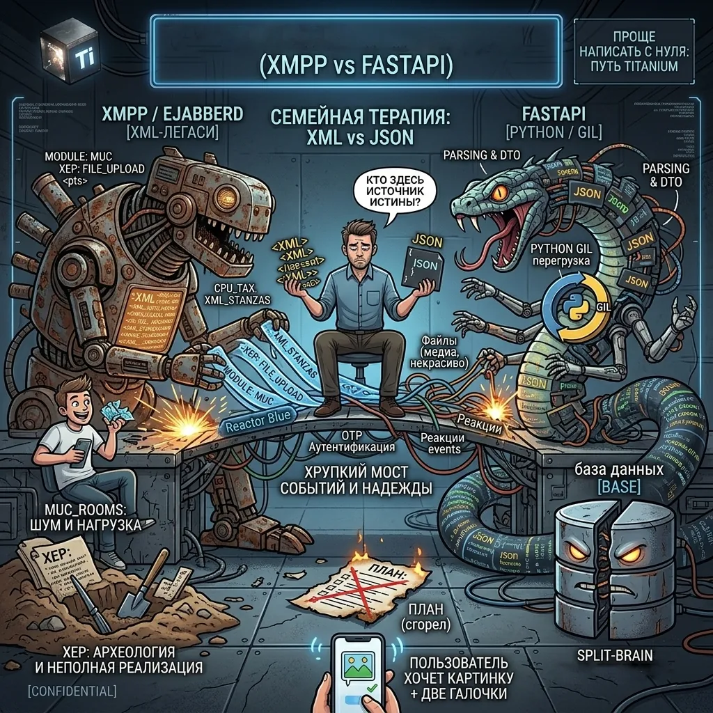 Plumb Messenger, или все-таки Titanium? Как я подсматривал у больших дядь и создавал бекэнд для самописного мессенджера - 5