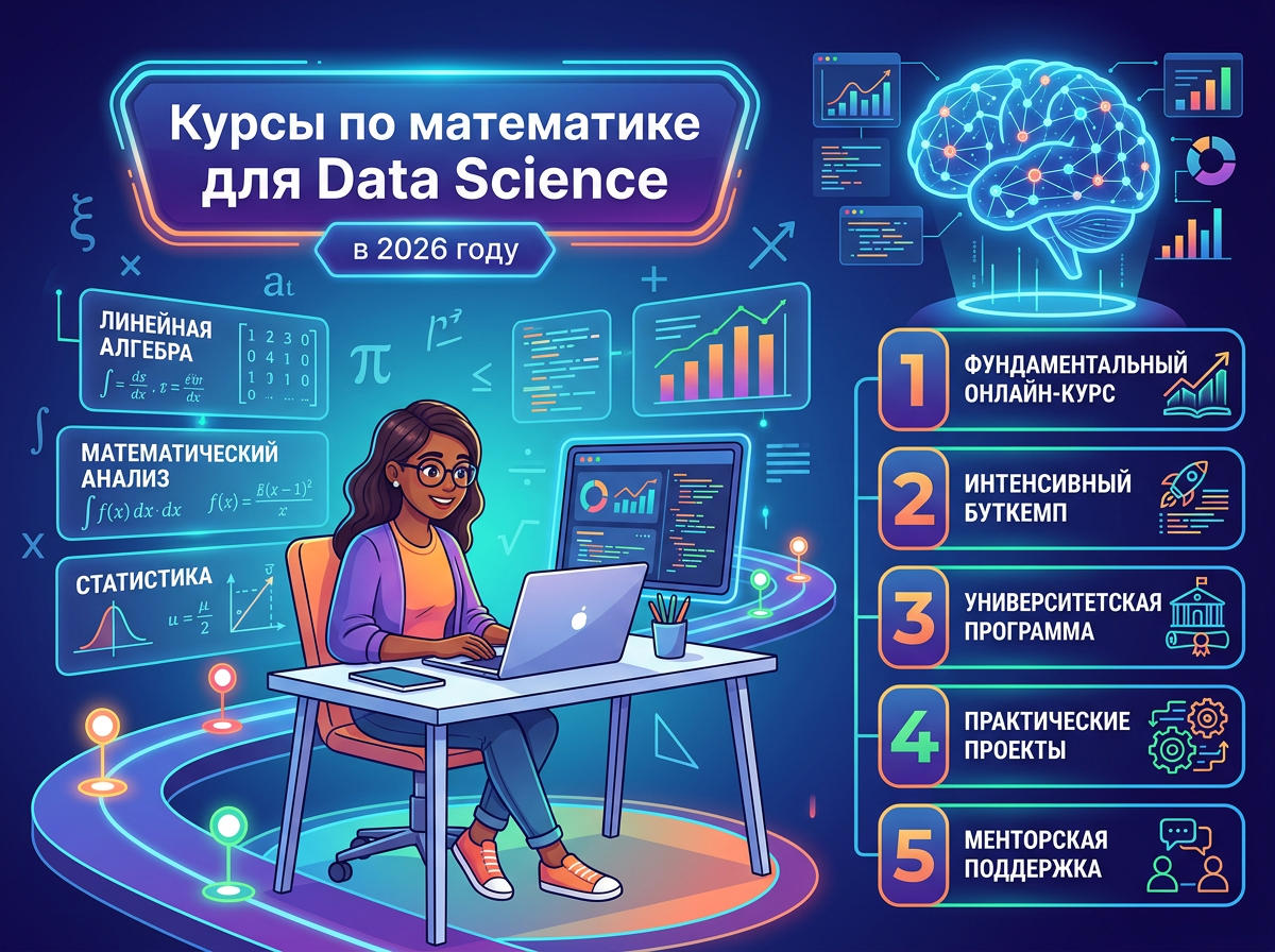 Курсы по математике для Data Science в 2026 году: топ-5 программ для новичков - 1