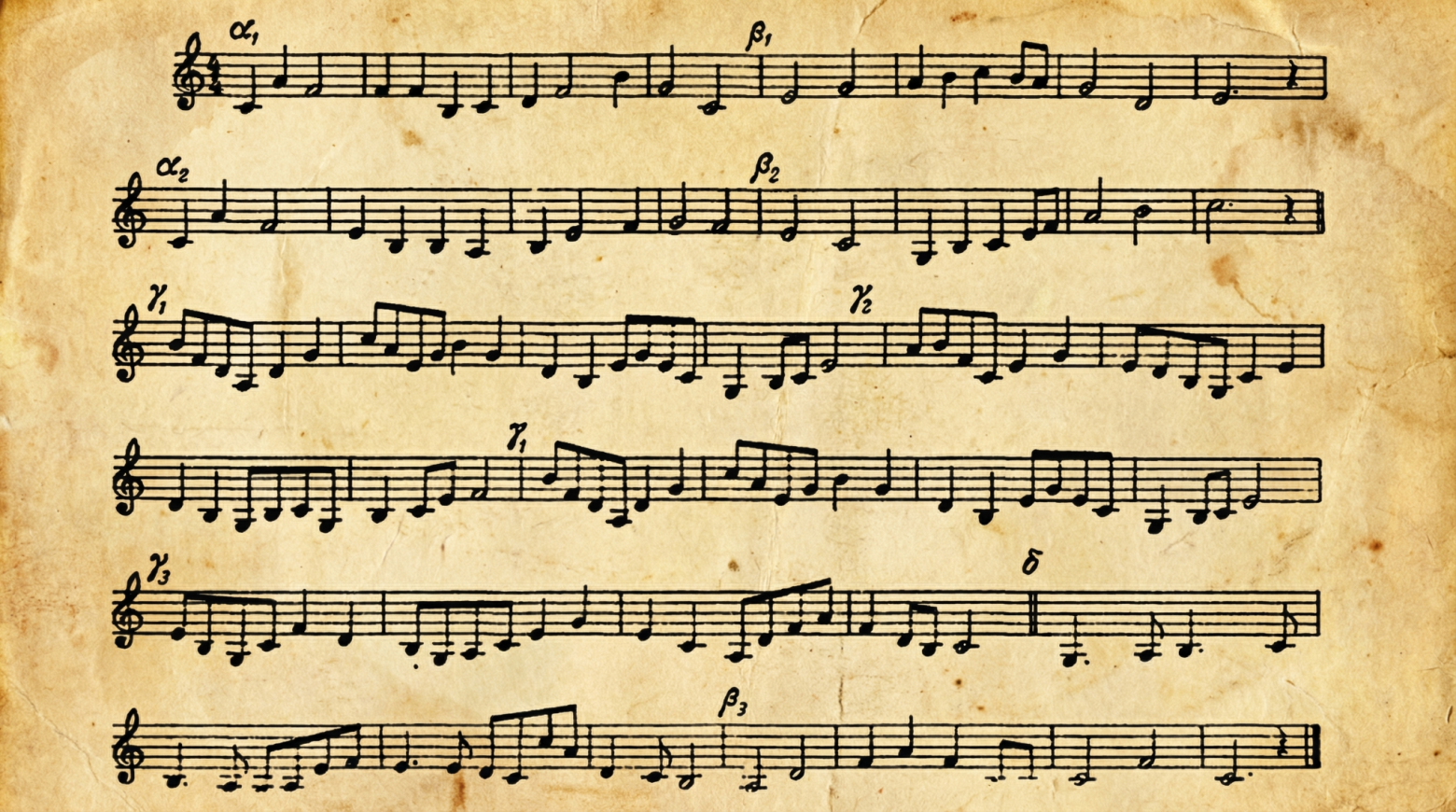 Первое произведение, сгенерированное по алгоритму Рудольфа Зарипова.