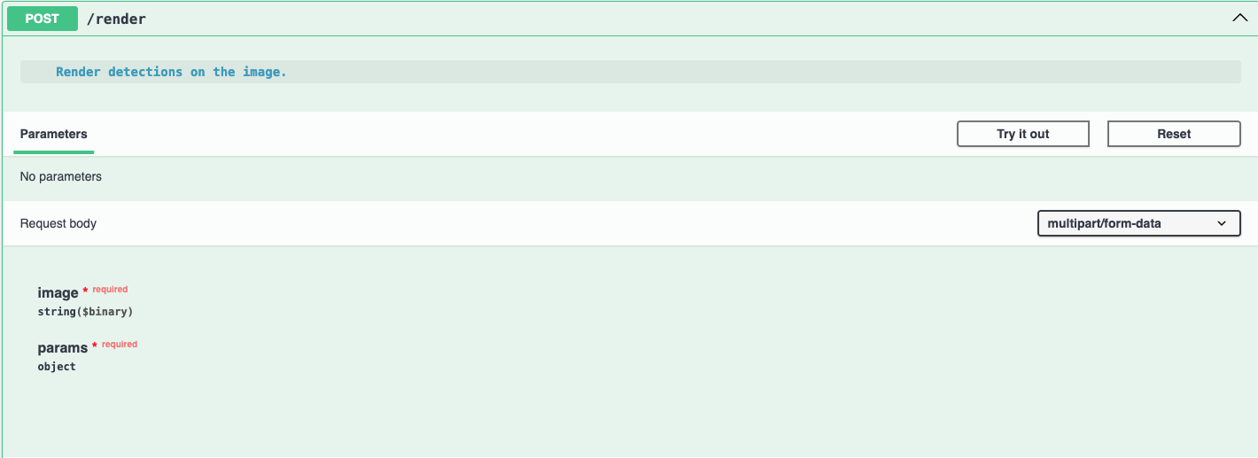Ручка render в Swagger UI