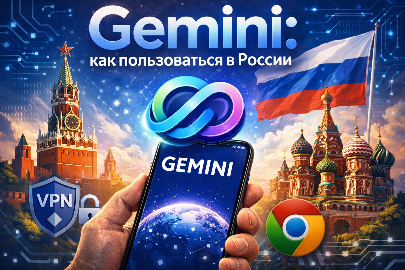 Gemini: как пользоваться в России - 1