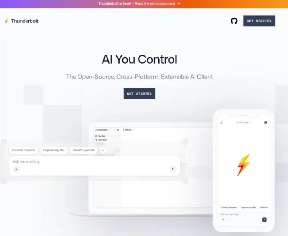 Mozilla анонсировала ИИ-клиента Thunderbolt - 1