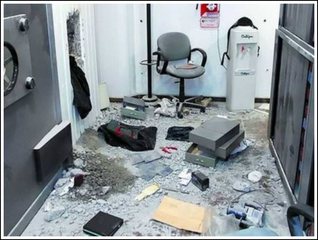 Всё, что после себя оставили грабители
