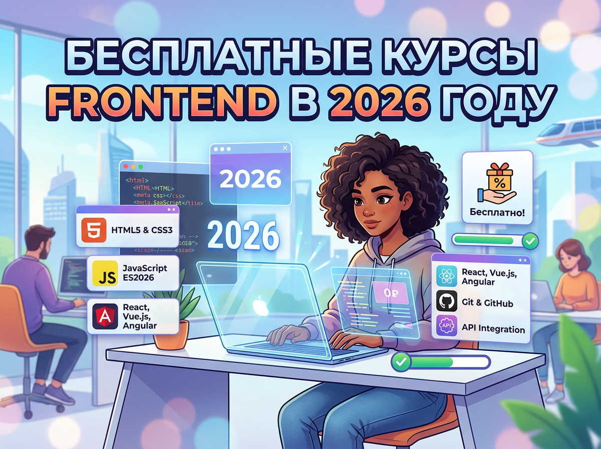 Бесплатные курсы Frontend в 2026 году: 5 вариантов для новичков - 1
