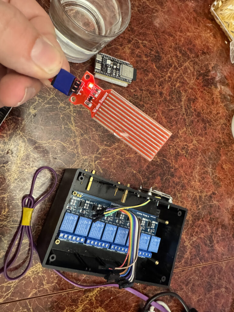 Влага на датчике