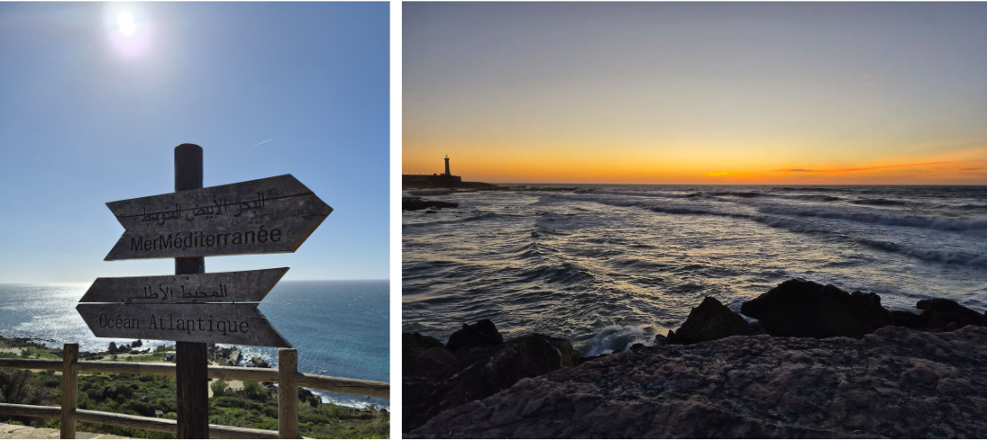 Где-то здесь заканчивается Средиземное море и начинается Атлантический океан