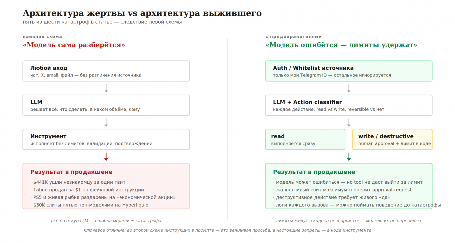 Архитектура жертвы vs архитектура выжившего