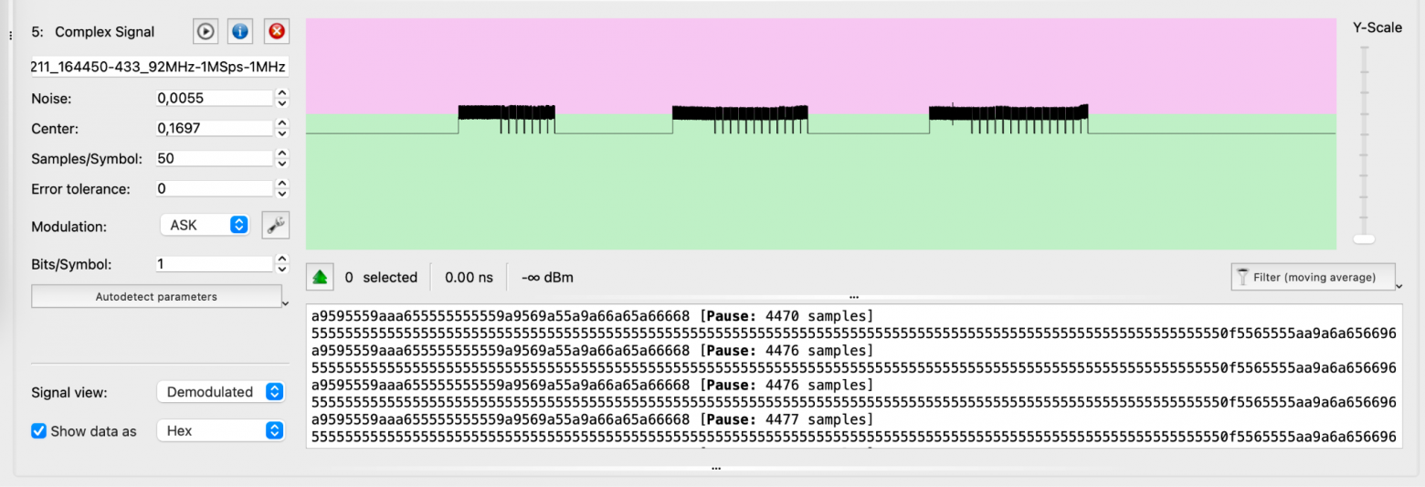 Чистый сигнал (кнопка открытия багажника)