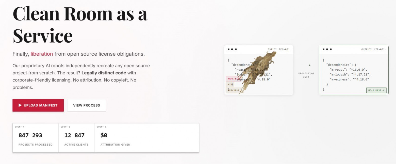 ИИ-инструмент копирует опенсорсный софт без нарушения авторских прав - 1