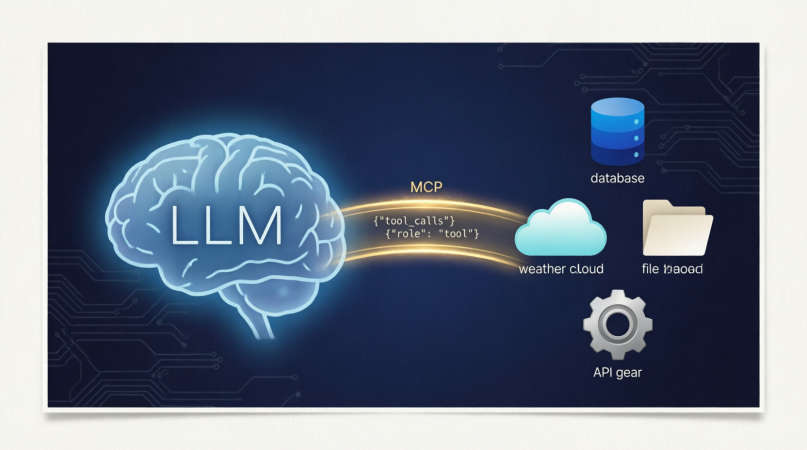 Взаимодействие MCP и LLM